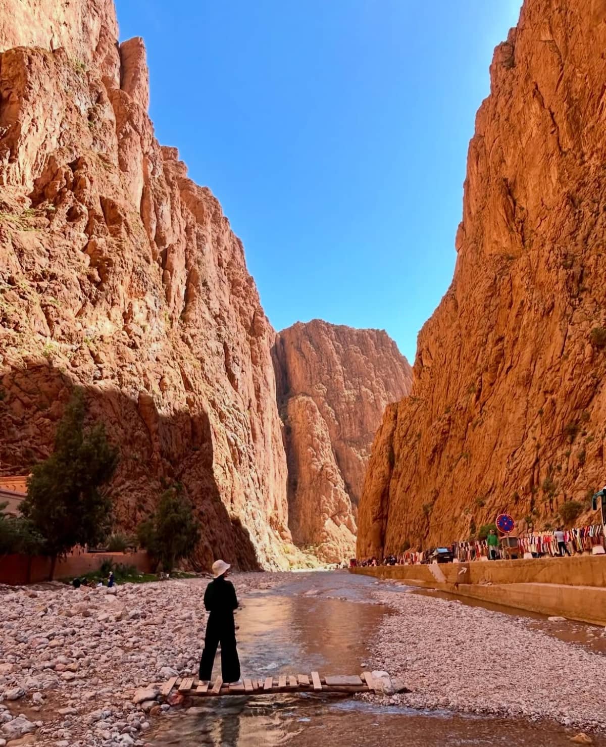 todra gorge canyon walls on fes to marrakech desert tour 4 days