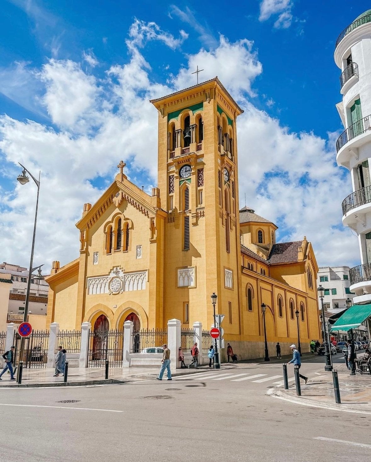 Traditional architecture in Tetouan during a day trip from Tangier